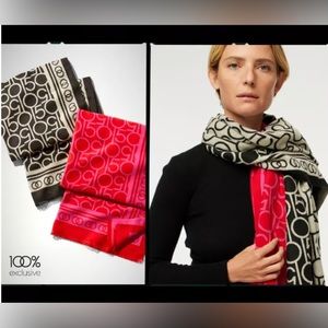 Bloomingdales 150 Anniversary Scarf - Black/White